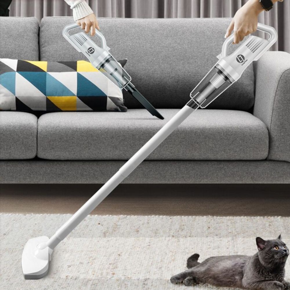 Máy hút bụi cầm tay không dây Longtime VC1200 lực hút 12000Pa pin khỏe hút giường nệm sofa ô tô có lõi lọc hepa cao cấp