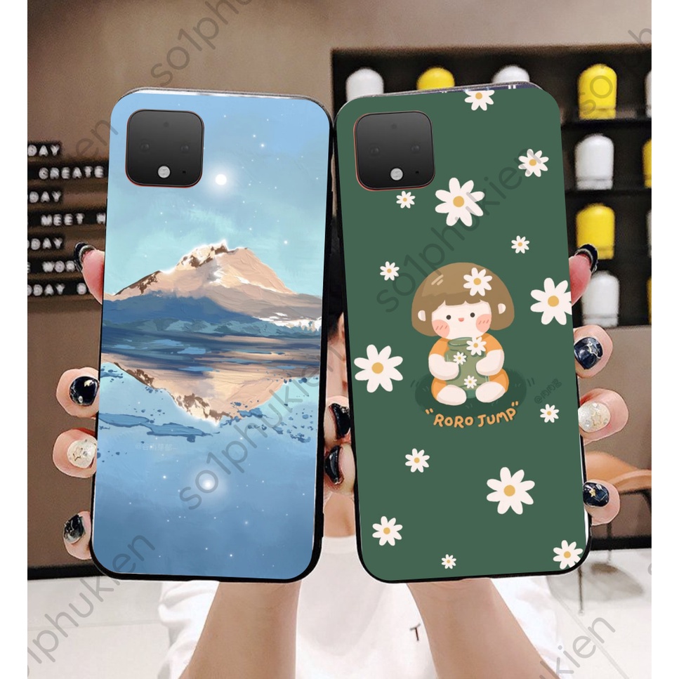 Ốp lưng Google Pixel 4 / 4 xl ( 4XL) / 5a dẻo đen in hình họa tiết phi hành gia đẹp