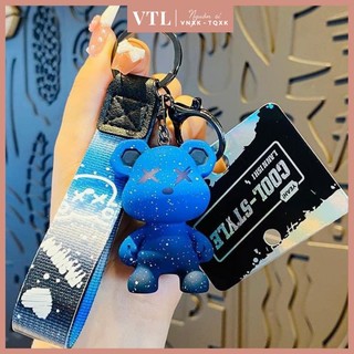 Móc khóa Bearbrick Gấu KAWS NEW thời thượng phụ kiện túi xách