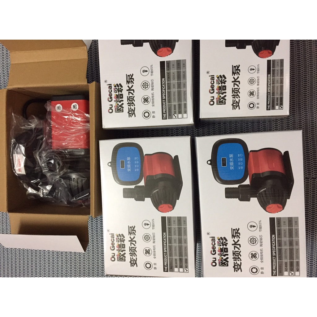 Máy bơm lọc tràn dưới OGC HZ3000-HZ4500-HZ6000-HZ8000-HZ10000-HZ 12000 tiết kiệm điện, có bộ điều khiển cho bể cá cảnh