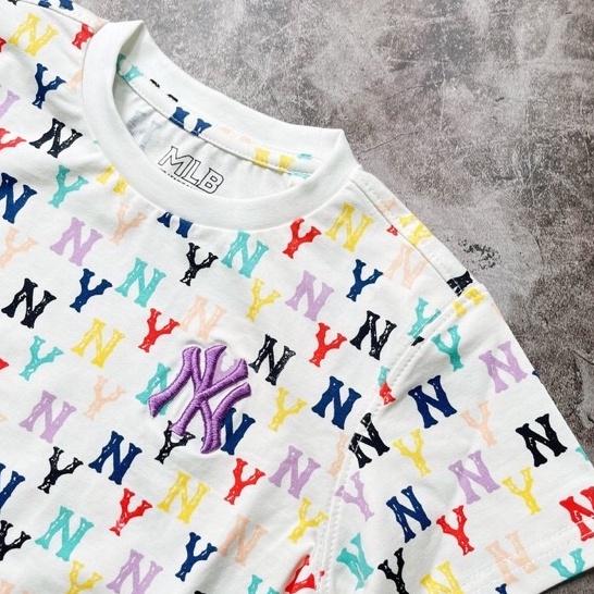 [Hàng Sẵn]Áo Kid Nam/Nữ Ml.B Trắng logo 7 màu siêu xịn Hàng Xuất Size 90 - 150