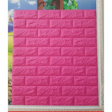 Miếng xốp dán tường Giả gạch 3D loại 1 dày đẹp siêu dính kích thước 70x77cm MF375