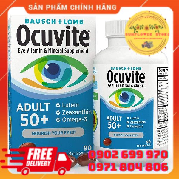 Viên uống bổ mắt ocuvite adult 50 + bausch & lomb 150 viên mỹ - ảnh sản phẩm 2