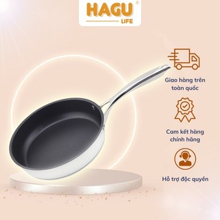 Chảo inox chống dính đáy từ cao cấp 3 đáy elmich maxa 16, 20, 24, 26cm - 2353760