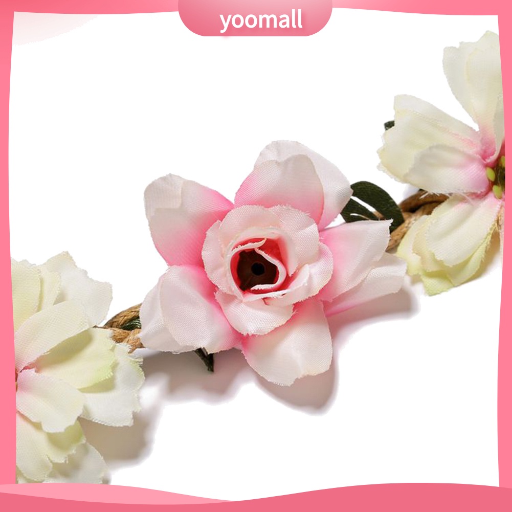 Vòng Hoa Nhân Tạo Đội Đầu Thời Trang Dành Cho Cô Dâu