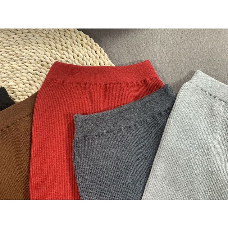 Chân Váy Len Ngắn Phong Cách Hàn Quốc Thời Trang Xuân Thu Xinh Xắn Cho Bé Gái