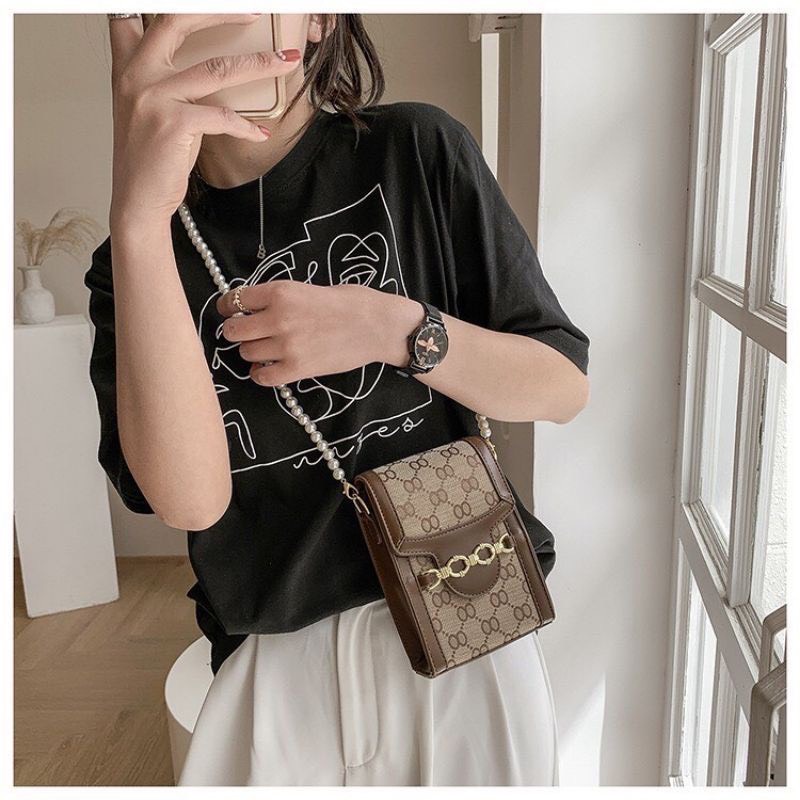 Túi xách đeo chéo đựng điện thoại nữ đẹp cao cấp thời trang đi chơi phong cách hàn quốc DC66