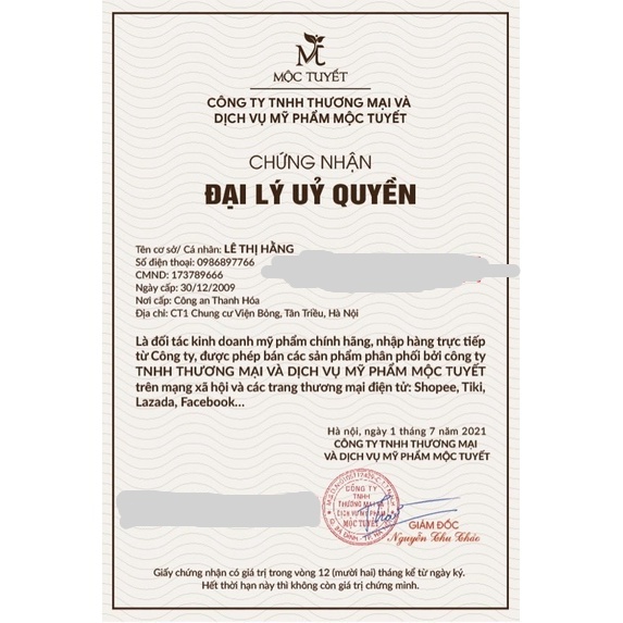 Serum Huyết Thanh Giảm Mụn, Mờ Thâm, Sáng Da, Dưỡng Da Căng Mịn