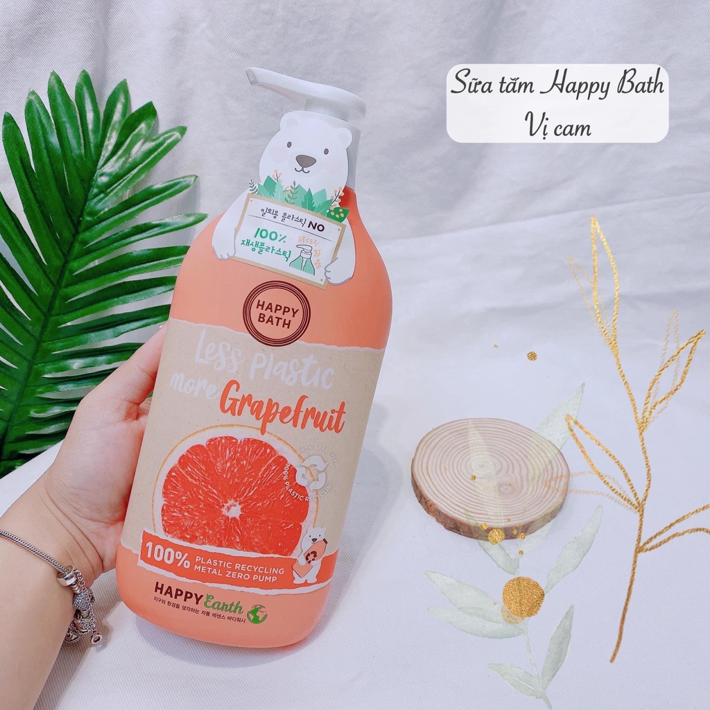 Sữa Tắm HAPPY BATH. Sữa tắm được yêu thích nhất HÀN QUỐC chai 900ml