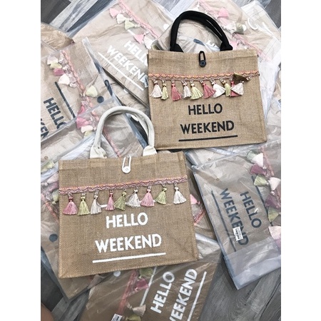 Túi hello weken  tua rua dùng đi học , đi làm ,đi chơi