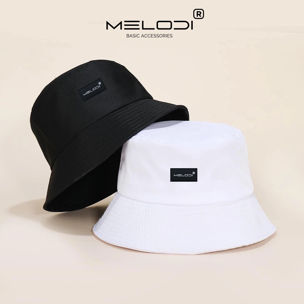 Mũ bucket trơn, nón bucket vành tròn cụp chất liệu nhung mịn phong cách Ulzzang