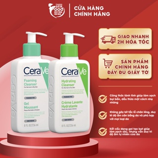 Sữa Rửa Mặt Sạch Sâu, Dưỡng Ẩm Cerave Developed With Dermatologists