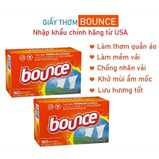 GIẤY THƠM QUẦN ÁO BOUNCE 160 tờ (Hàng Mỹ)