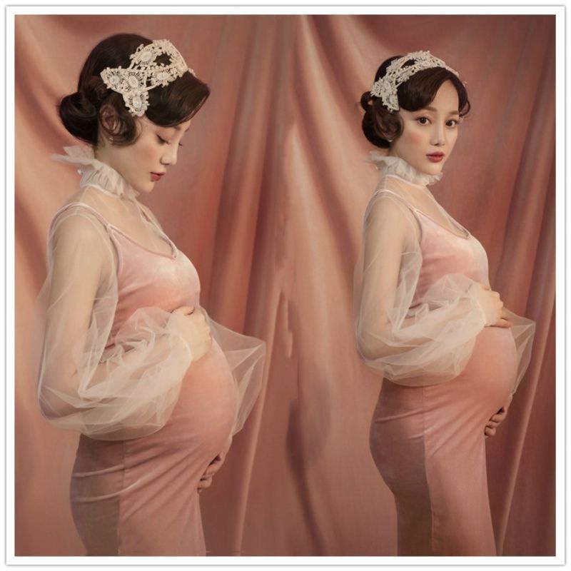 Trang Phục Chụp Ảnh Bầu Phong Cách Mới Đáng Yêu