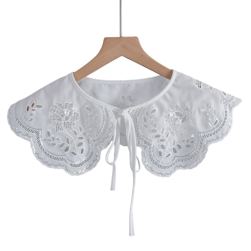 Cổ Áo Giả Thêu Họa Tiết Phong Cách Hán Phục Cổ Điển