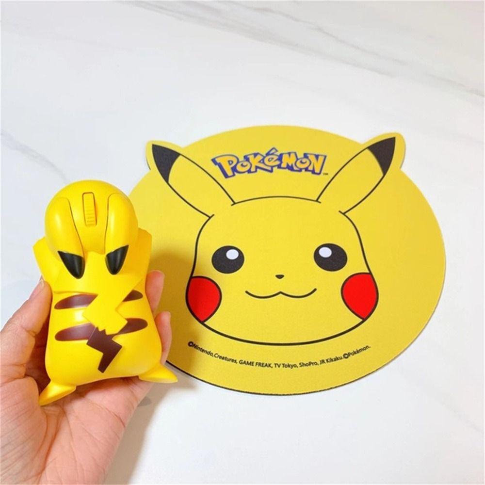 Miếng Lót Chuột bluetooth Hình pikachu Đáng Yêu
