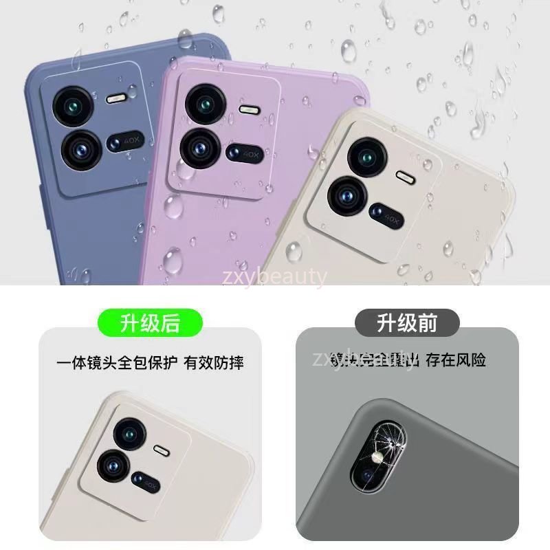 Ốp Điện Thoại TPU Dẻo Vuông Cao Su Mềm Cho Vivo V25 V25E Y35 4G 2022 VIVOY35 V25 Pro V25Pro