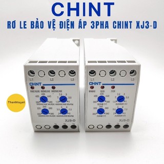Rơ le bảo vệ điện áp 3 pha chint xj3-d