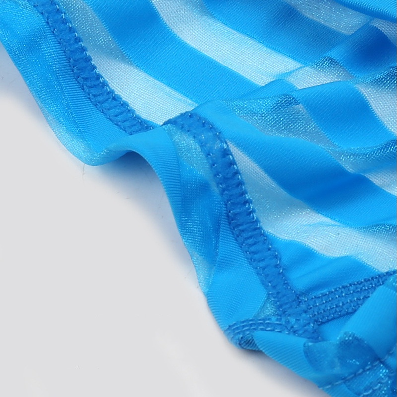 Áo Ba Lỗ Lưới Kẻ Sọc Gợi Cảm Tập Thể Hình Cho Nam