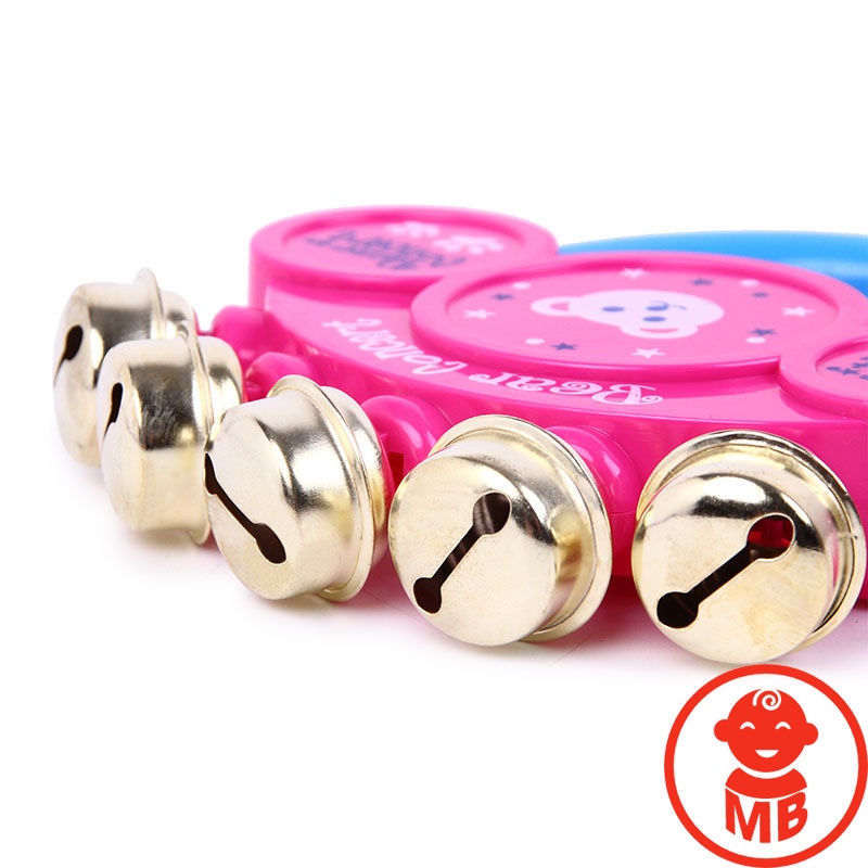 Lục lạc xúc xắc GẤU 5 CHUÔNG cho bé