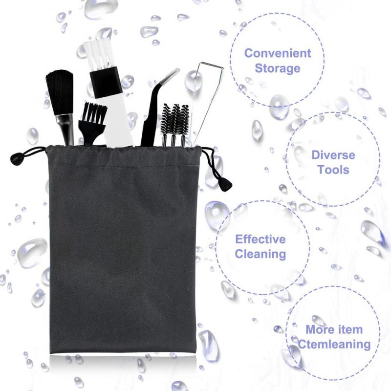 Set 12 dụng cụ làm sạch HDOORLINK loại bỏ bụi bẩn tiện lợi dành cho bàn phím cơ máy tính máy ảnh