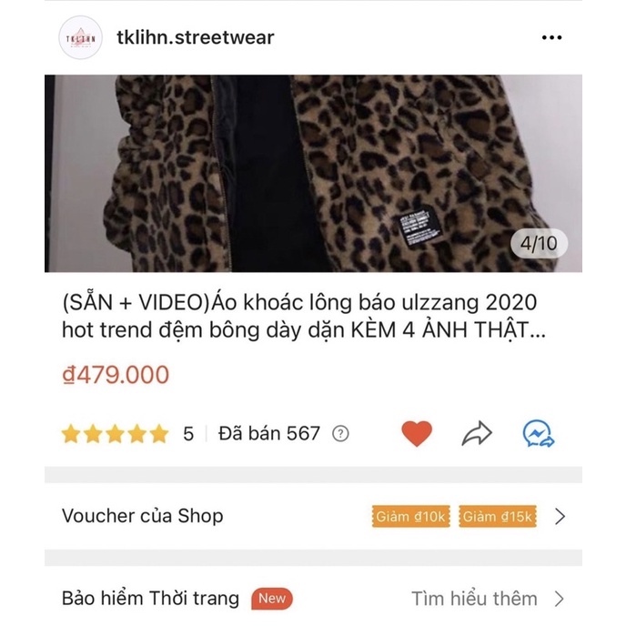 Áo khoác lông báo ulzzang 2022 hot trend đệm bông dày dặn KÈM 4 ẢNH THẬT CUỐI