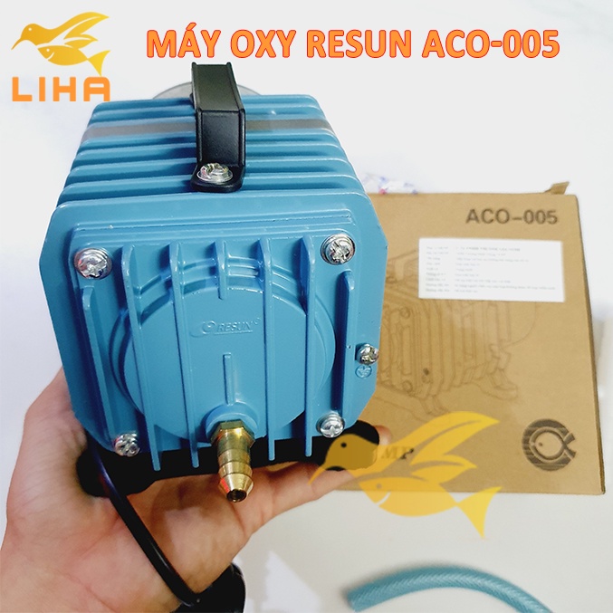 Máy Sủi Khí Oxy Resun Aco005 - Máy Thổi Oxi Cho Bể Cá