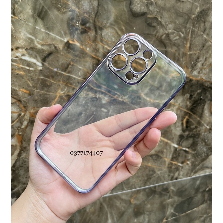 Ốp lưng KST trong dẻo viền màu cho iPhone 14 Pro Max, 14 Plus, 14 Pro, 14 full bảo vệ cụm camera siêu đẹp