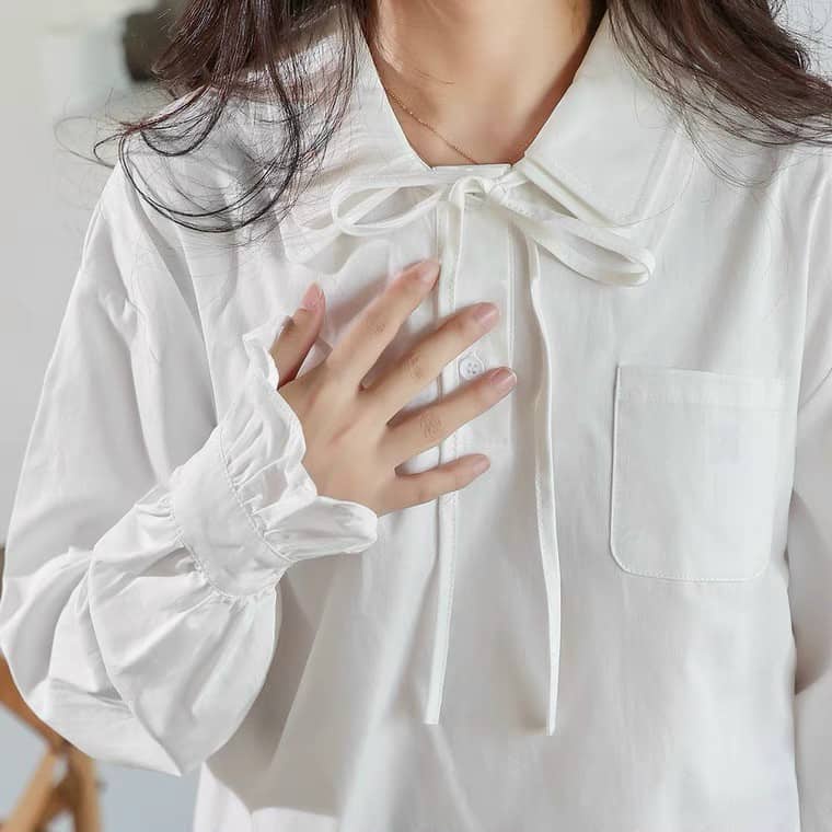 Áo babydoll tiểu thư ly tay kaca TH0001