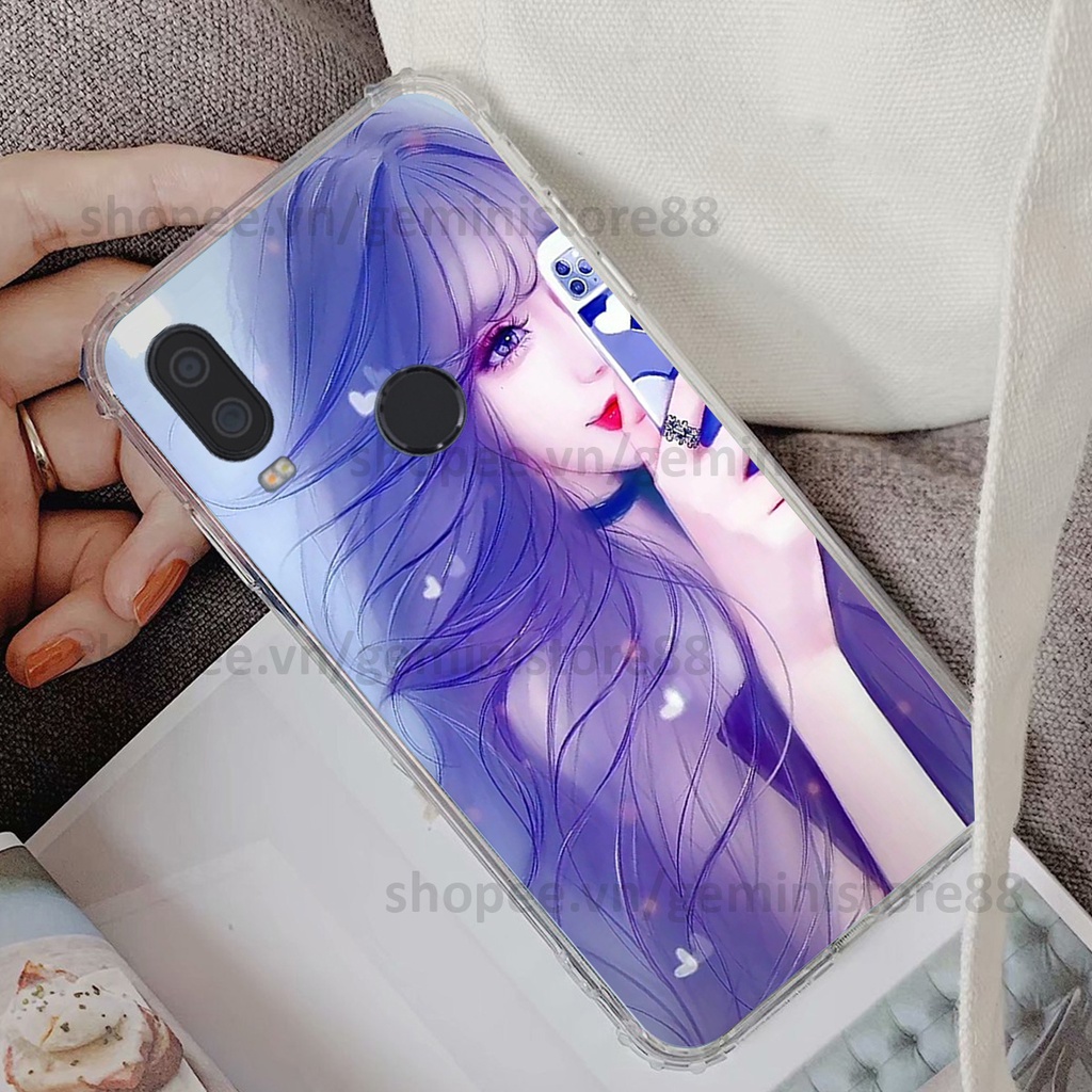 Ốp Vsmart Active 1 / Active 1 Plus / Active 1+ in hình cô gái xinh đẹp đáng yêu đầy phong cách, cá tính