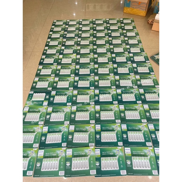 SET 6 ĐẦU BÀN CHẢI ĐÁNH RĂNG ĐIỆN PHILIPS W3 PREMIUM WHITE - DÒNG CAO CẤP LÀM SẠCH MẢNG BÁM