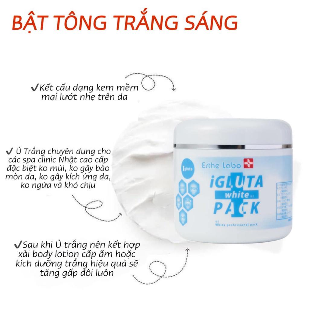 Mặt Nạ Igluta White Pack Mặt Nạ Ủ Trắng Bạch Tạng Nhật Bản Hộp 500g
