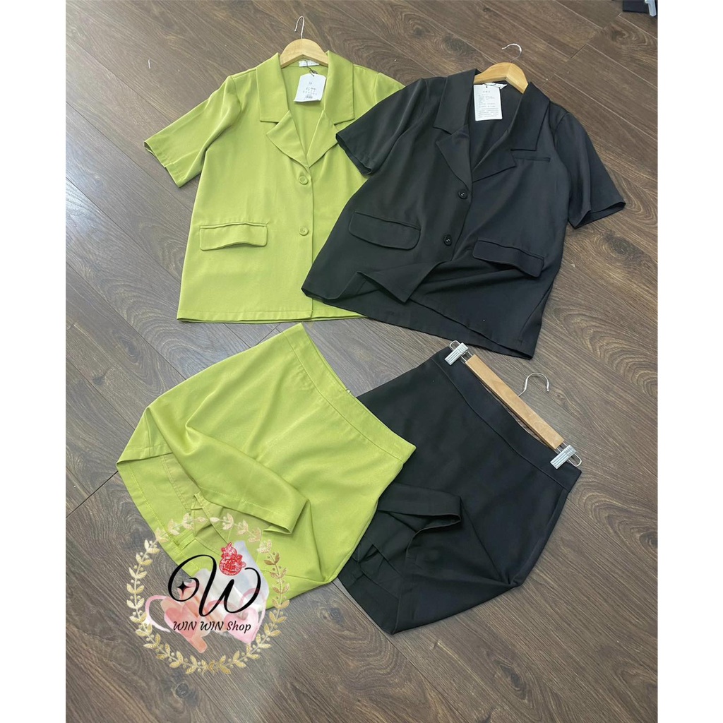 Set áo khoác vest + chân váy