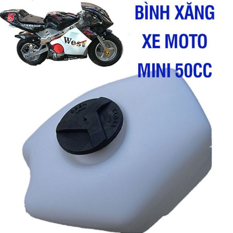 Bình xăng moto mini, bình nhiên liệu, bình xe 49cc