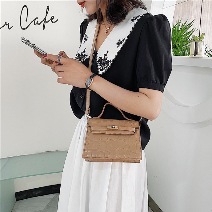 THANH LÝ LỖ ĐỒNG GIÁ 50k - Túi xách Mini nữ đeo chéo, đeo vai, xách tay, - DA VÂN RẮN - TX60