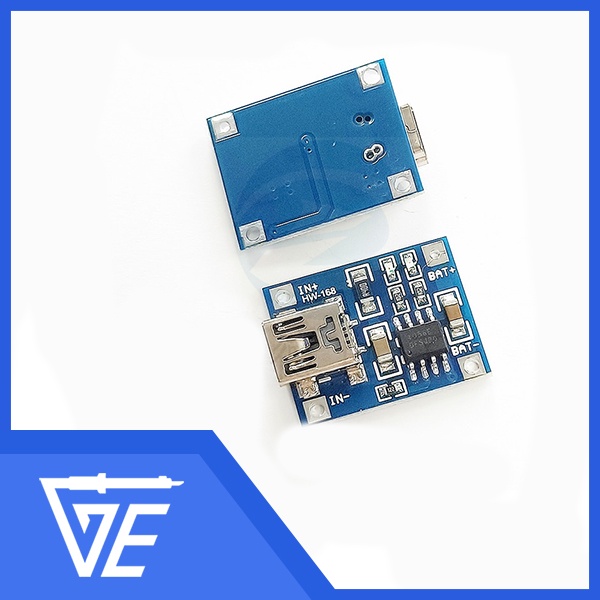 Mạch sạc pin lithium-ion 18650 3.7V TP4056 có bảo vệ pin