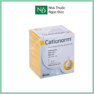 Nhũ tương nhỏ mắt, ống đơn liều cationorm® pháp