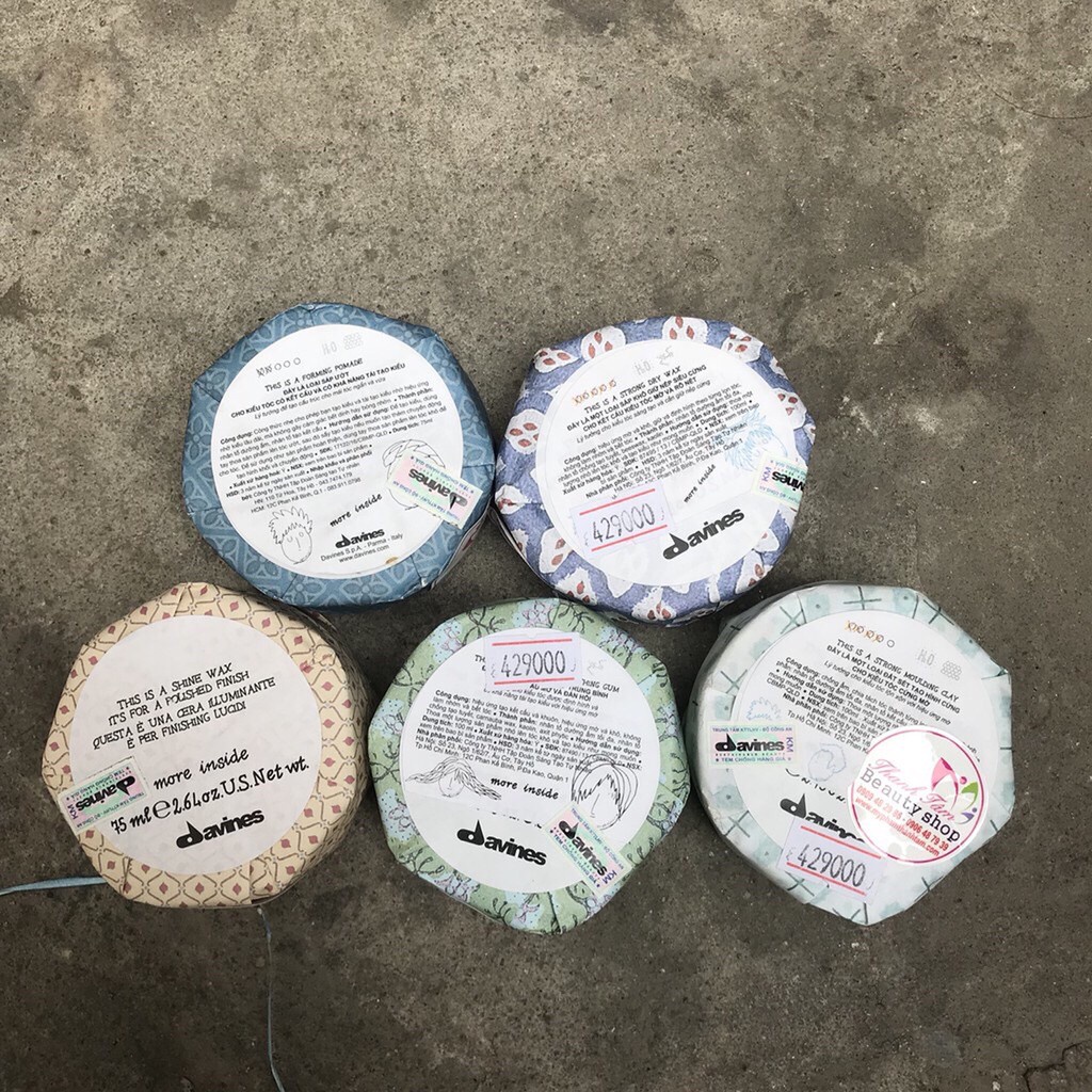 Sáp giữ nếp siêu cứng DAVINES STRONG DRY WAX 75g