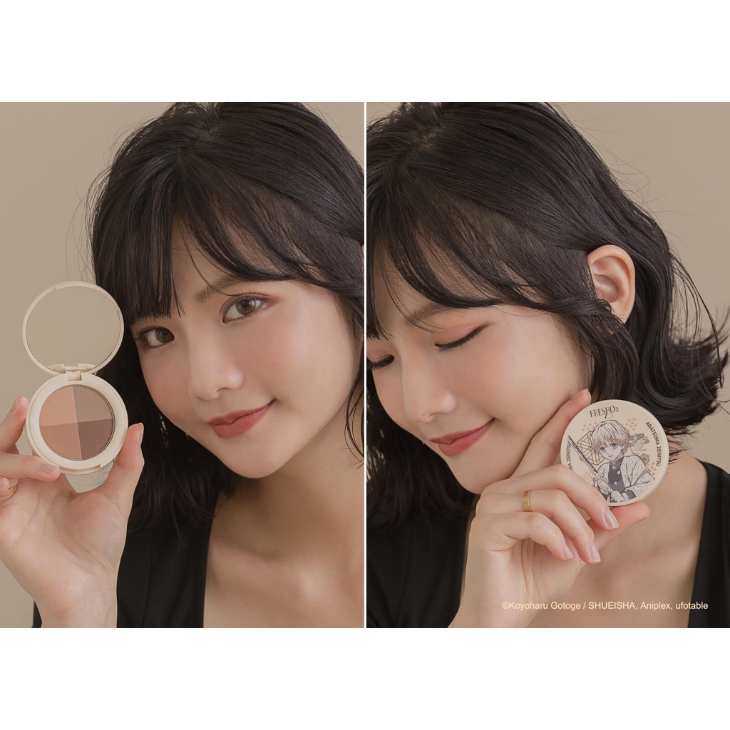 Bảng phấn mắt thuần chay anime Thanh Gươm Diệt Quỷ - Nezuko & Zenitsu 🇯🇵💮