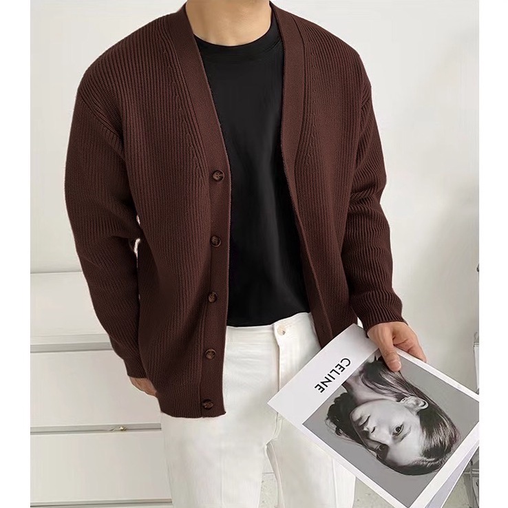 Áo Cardigan Len Dày Phong Cách Hàn Quốc 5 Màu CDG02