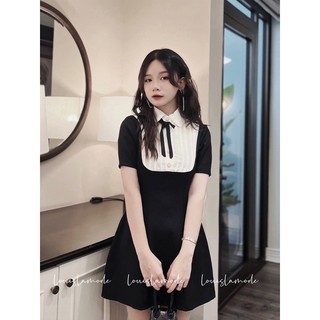 ( Ảnh Chính Chủ ) Váy Dolly Đính Nơ Tiểu Thư