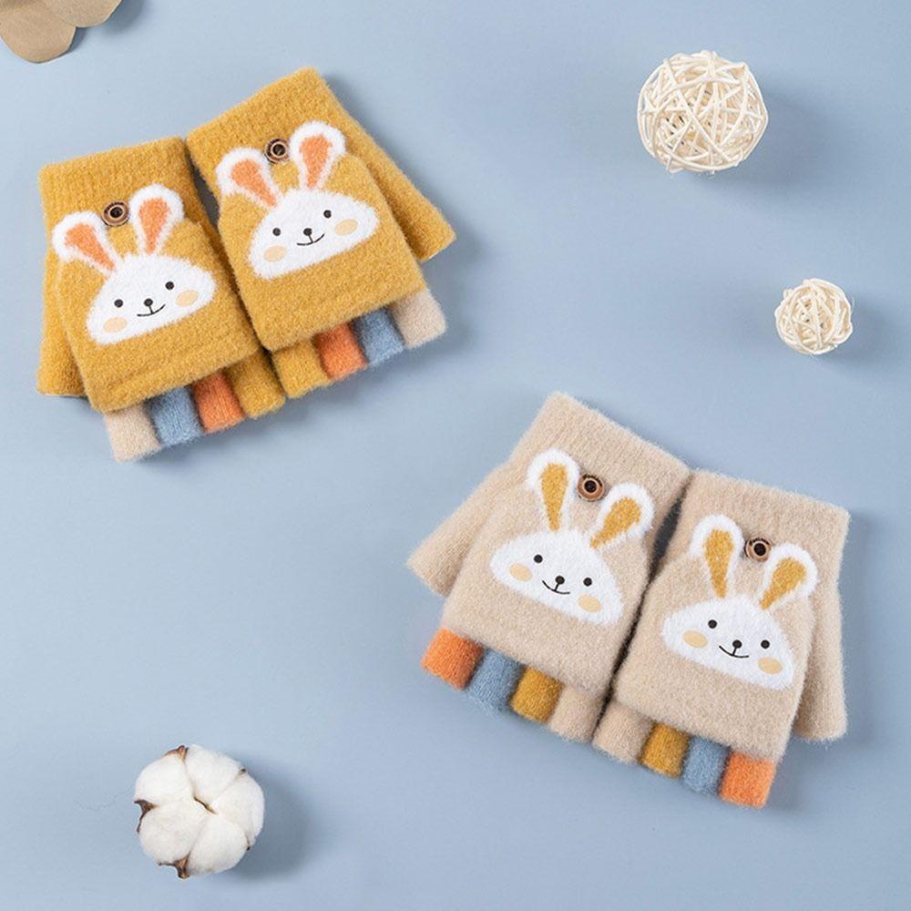 Găng Tay Mềm Mại Dày Dặn Ấm Áp Dành Cho Bé Trai Và Bé Gái