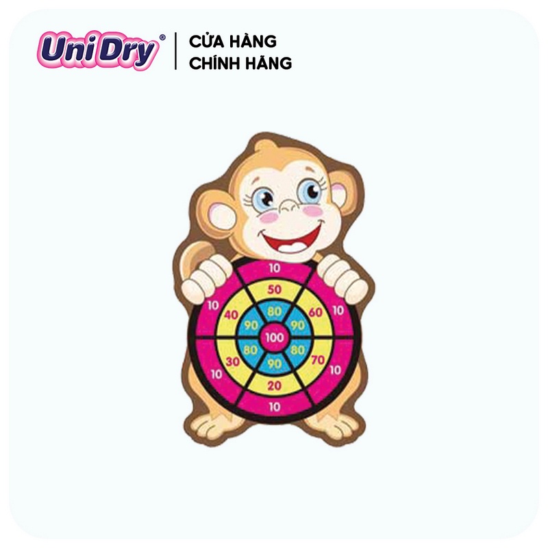Đồ chơi ném banh dính hình thú Unidry