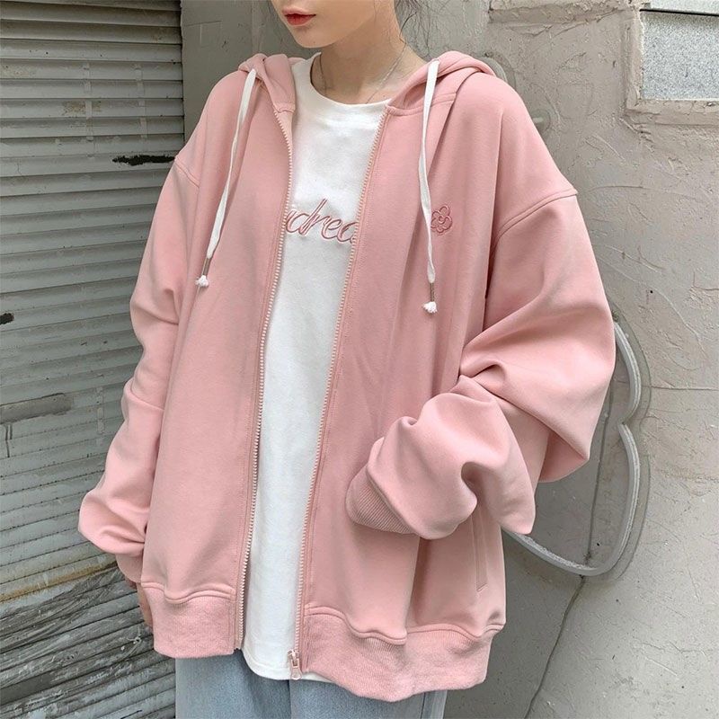 Áo Khoác Cardigan Có Nón Trùm Tai Thỏ Dễ Thương Vui Nhộn Phong Cách Nhật Bản