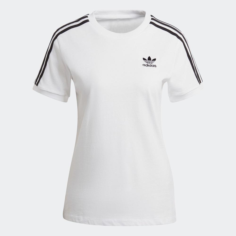 Áo Tee adidas ORIGINALS Nữ Áo thun 3 Sọc Classics Adicolor Màu trắng GN2913
