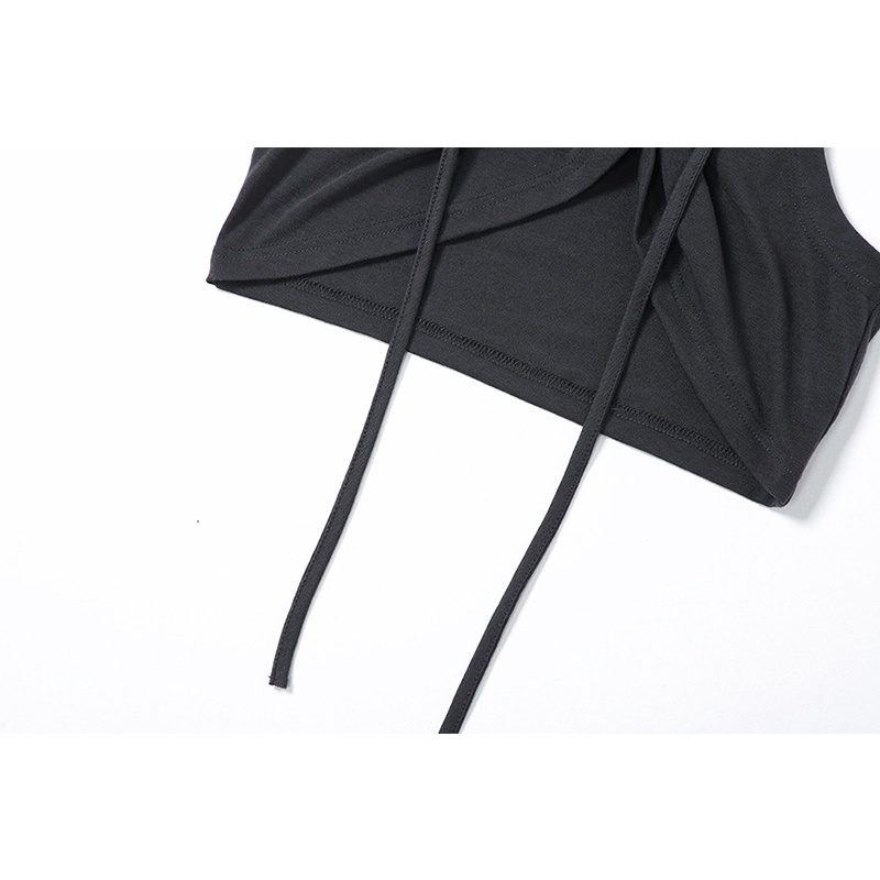 Áo Tank Top Cổ Cao Không Tay QuyếN Rũ