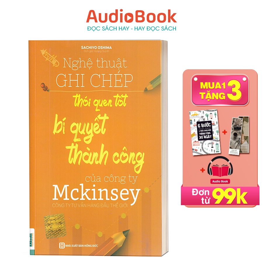 BIZBOOKS - Sách Nghệ thuật ghi chép, thói quen tốt, bí quyết thành công của công ty Mckinsey.