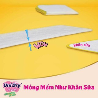 (Tặng 1 thú bông cho bé) Combo 2 Tã quần siêu mỏng UniDry Ultra Thin Size M60-L54-XL48-XXL44