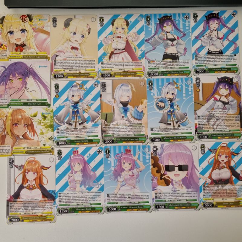 (Chính hãng)(bản tiếng Anh) Thẻ Weiss Schwarz nhân vật Hololive Watame/Coco/Kanata/Towa/Luna