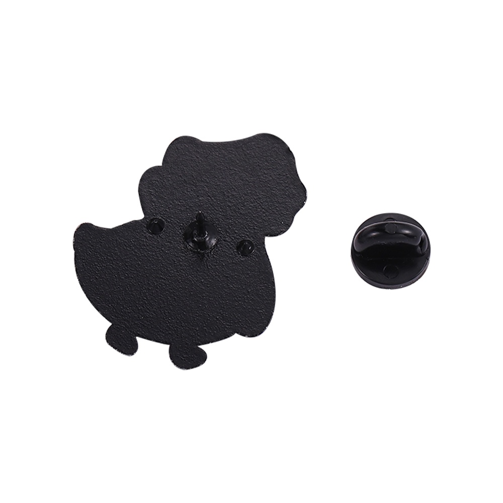 Ghim cài áo trang trí Qihe Jewelry hình vịt hoạt hình đáng yêu